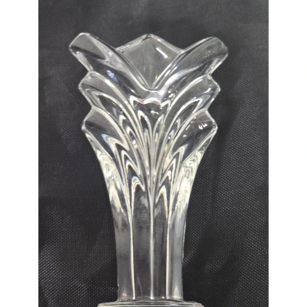 Unbranded Wine Bottle Stopper Clear Art Deco Style‎ Crystal Glass Fan Shape